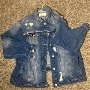 Ripped Jean Jacket